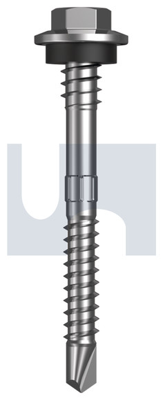 SCREW SDM HEX SEAL TOP LOK C4 12-14 X 55 BASALT 